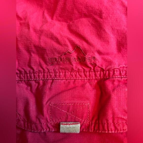 Eddie Bauer short sleeve red shirt - Picture 2 of 4